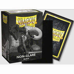 Dragon Shield Dual Matte Non-Glare Black (100ct) Protective Sleeves