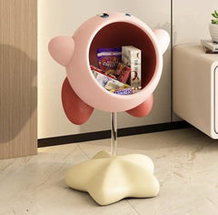 24” KIRBY INHALE 3D WIDE MOUTH BOOKCASE SIDE TABLE (No Box)