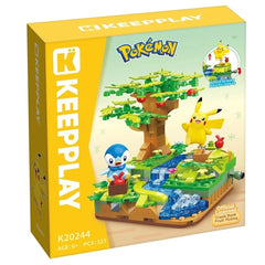 KEEPPLEY BLOCKS CREEK BANK FRUIT PICKING PIPLUP & PIKACHU