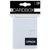 UP PRO 15+ CARD BOX 3PK WHITE