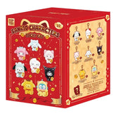 Sanrio Characters Maneki Neko Lucky Cat Plush Pendant Toptoy 3-Inch Plush Doll Blind Box