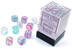 Nebula Wisteria/white Luminary 12mm d6 Dice Block (36 dice) 27945
