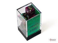 Gemini Green-Purple/gold Polyhedral 7-Dice Set 26434