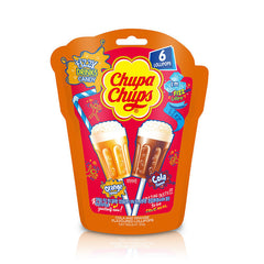 CHUPACHUPS FIZZY DRINKS CANDY (ORANGE & COLA)
