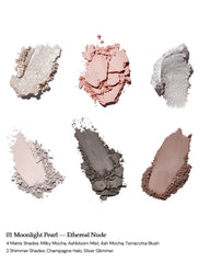 Flower knows Shell's Jewel 6-Color Makeup Palette 01 Moonlight Pearl