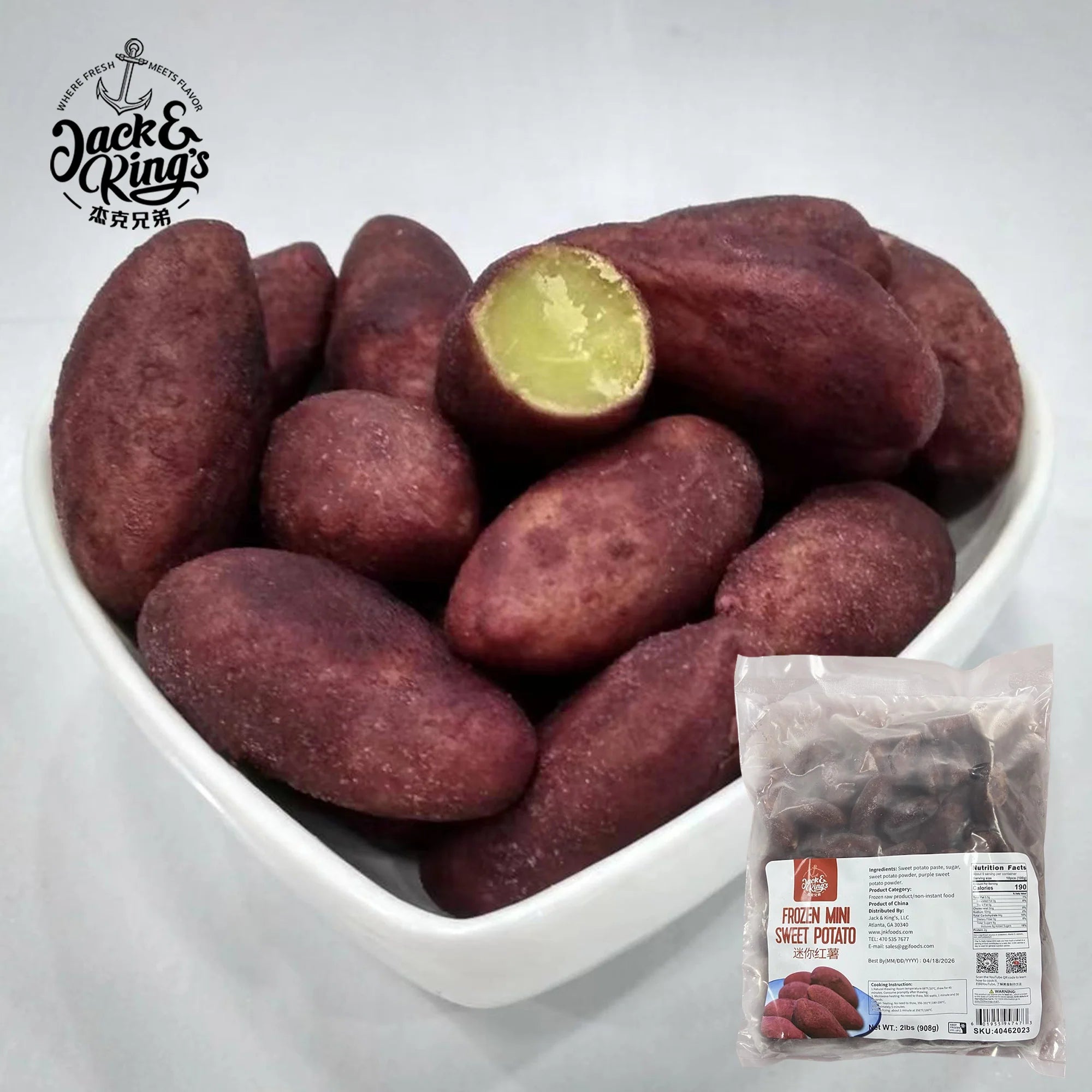 Frozen Mini PurpleSweet Potato