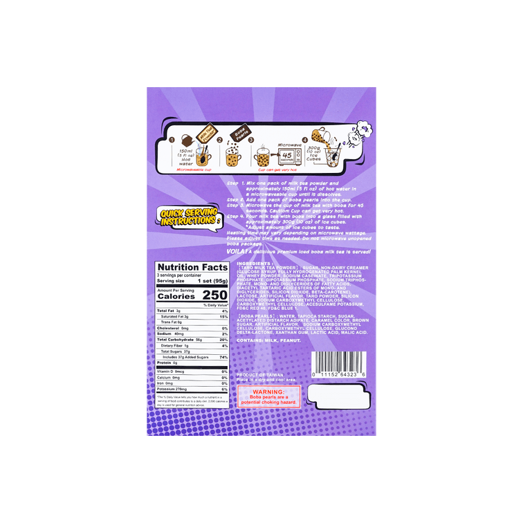 JB TARO TEA BOBA KIT 3P