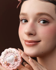 Flower Knows The Sweetie Bear Silk Satin Blush 03 Rose Chanson