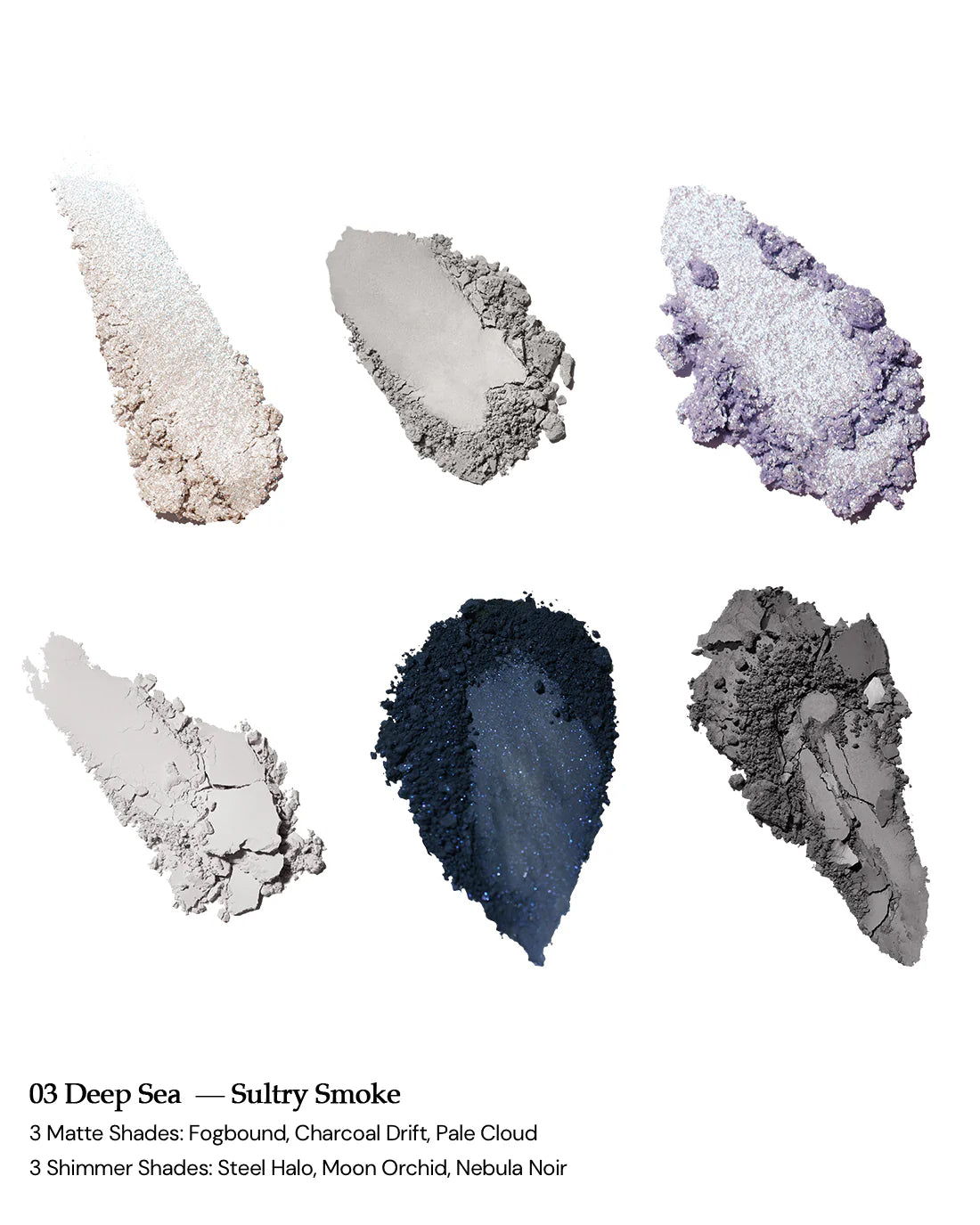 Flower knows Shell's Jewel 6-Color Makeup Palette 03 Deep Sea