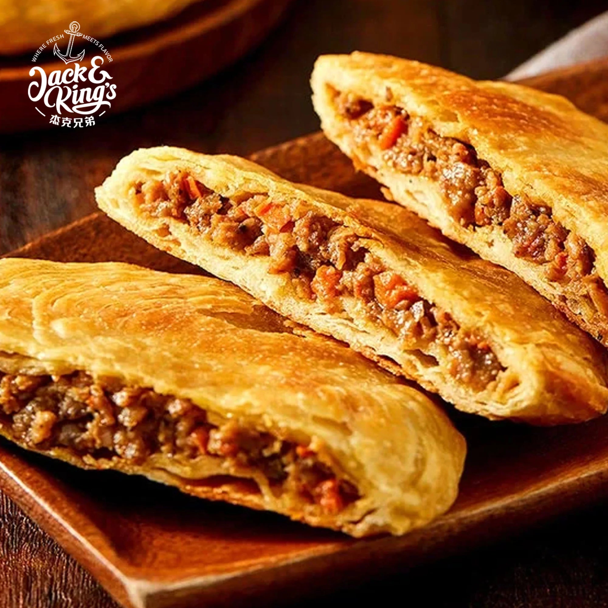 TC FOODS Medium Spicy Beef Pie 12OZ(3pcs)