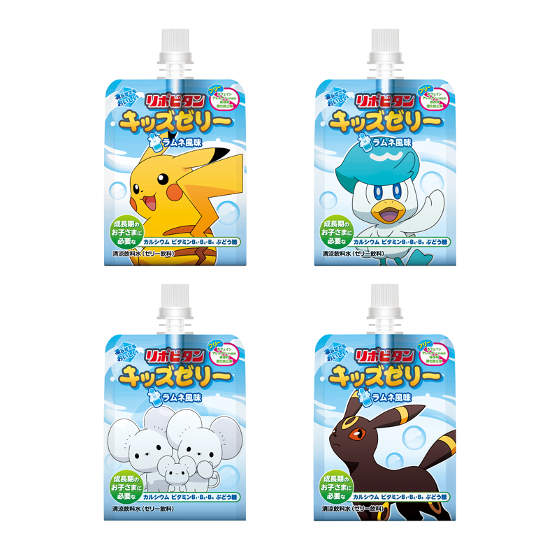 Pokemon Kids Jelly Drink（Ramune Flavor）
