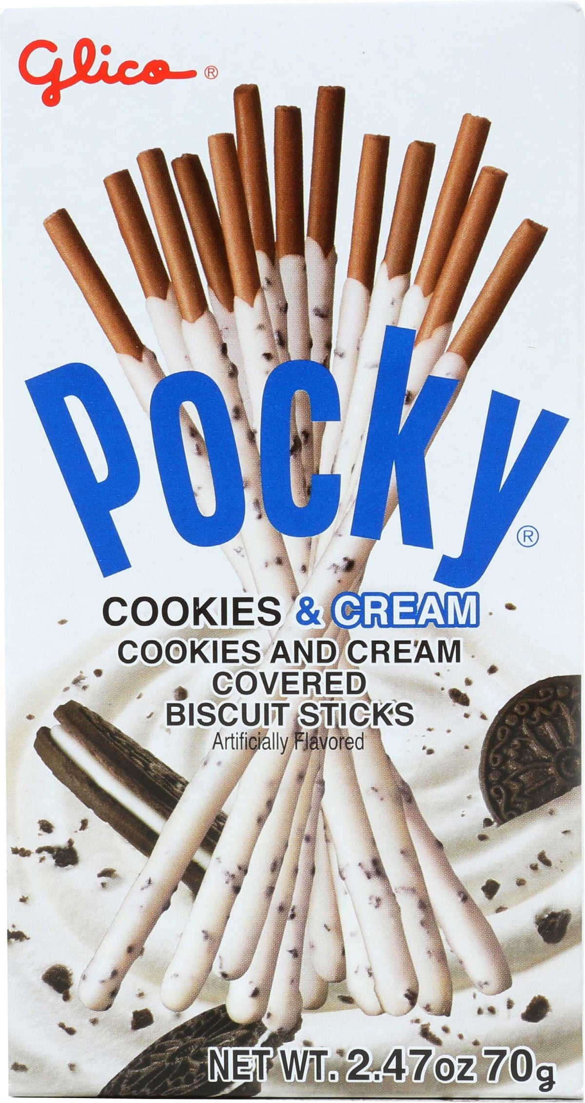 GLICO POCKY COOKIES & CREAM