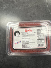 Tobiko seasoned flying fish roe red