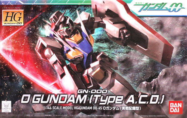 Bandai HG OO 45 Gundam O Gundam (Type A.C.D.) 1/144 Scale Kit