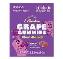 KASUGAI FRUTIA PLANT BASED GUMMY GRAPE