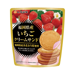 Nanao Strawberry Cream French Crepe Cookie Sandwich