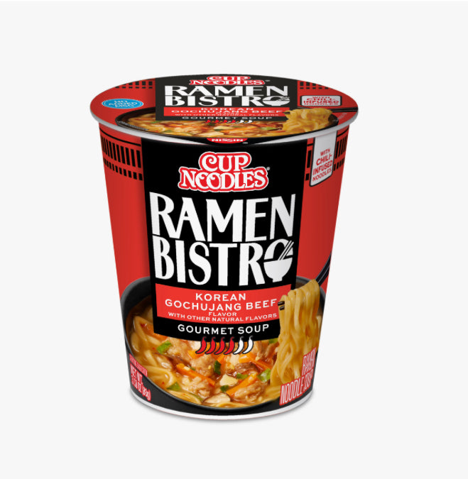 NISSIN FOODS CUP NOODLE RAMEN BISTRO KOREAN GOCHUJANG BEEF