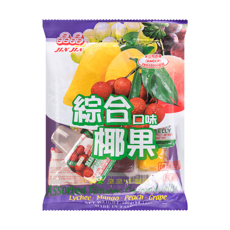 JIN JIN COCONUT-JELLY ASSORTED BAG
