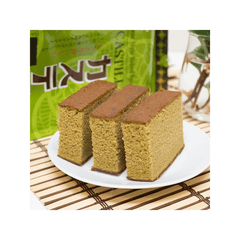 Imuraya Japanese Style Pre-Sliced Baked Sponge Pound Cake 9.8oz, 7 Pieces (matcha)