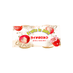 SHIRAKIKU Jelly Cup Lychee Flavor 2 Cups 400g