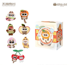 Siamese Cat Fruity Azukisan Series Plush Refrigerator Magnet Blind Box