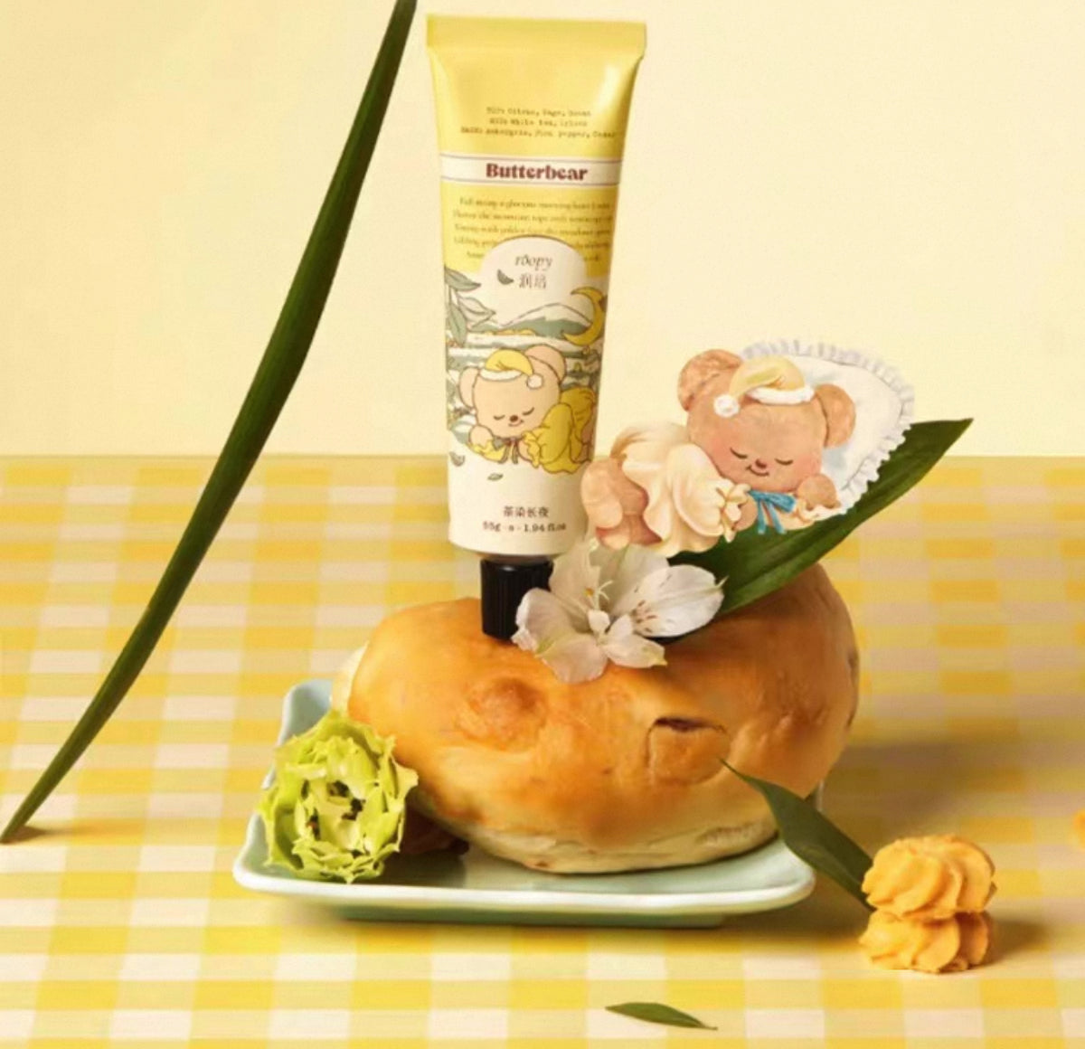 Roopy x Butterbear Limited Edition Collaboration Hand Cream Tea Stains The Long Night