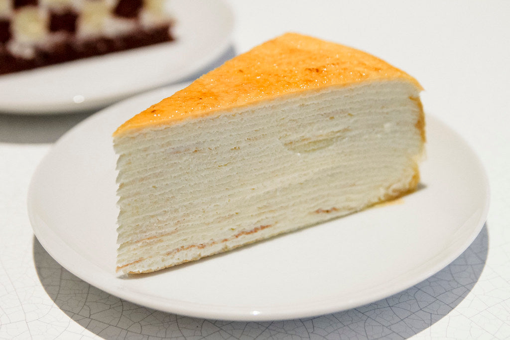 Japanese Vanilla / Green Tea Crepe Cakes (2Pc)
