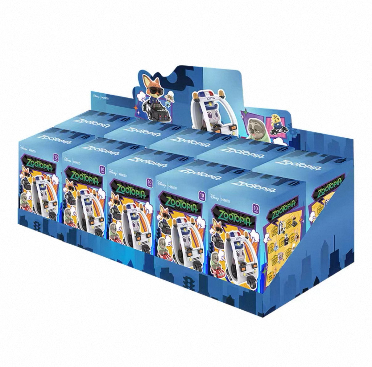 Miniso x Disney Zootopia Vehicles Fun Collection Figure Blind Box
