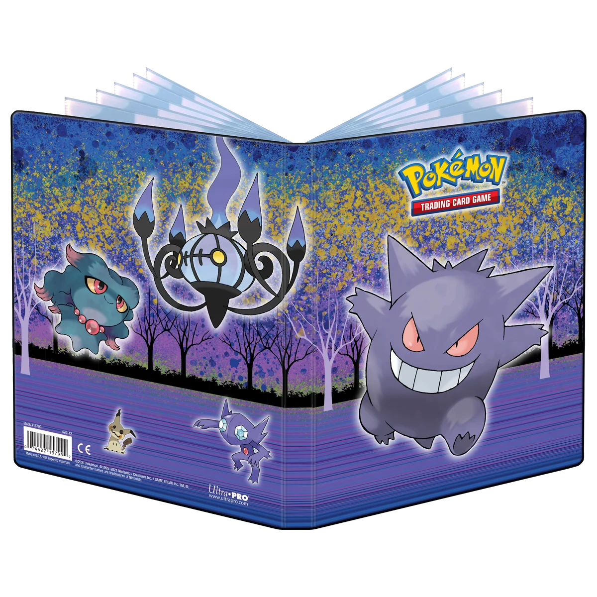 Gallery Series Haunted Hollow 4-Pocket Portfolio for Pokémon