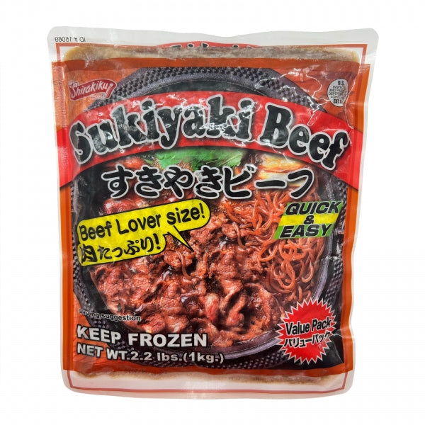 MEAT SUKIYAKI BEEF COOKED 2.2LB