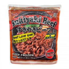 MEAT SUKIYAKI BEEF COOKED 2.2LB
