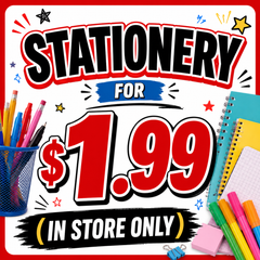 Stationery for $1.99 (IN STORE ONLY)