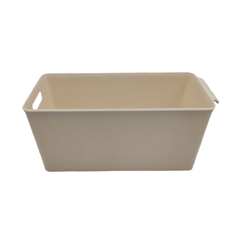 Lasse basket slim ivory