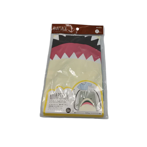 Vinyl knapsack shark
