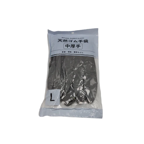 Rubber gloves medium thickness L GY