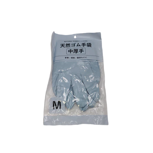 Rubber gloves medium thickness M BL