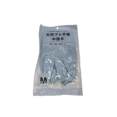 Rubber gloves medium thickness M BL