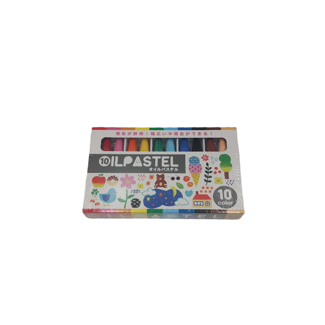 10 Color oil pastels