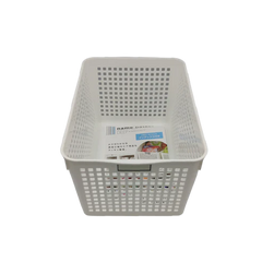 Basket deep white