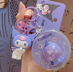 Sanrio Glow-in-the-Dark Starry Planet - Kuromi Keychain