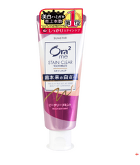 SUNSTAR ORA2 Ora2 Me Stain Clear Paste Toothpaste  Peach Mint, 130g