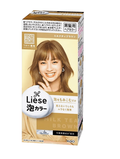Kao LIESE PRETTIA Bubble Hair Dye  Milk Tea Brown