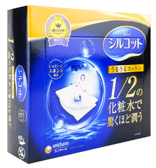UNICHARM Silcot Uruuru Sponge Facial Cotton Pads  40 Pieces