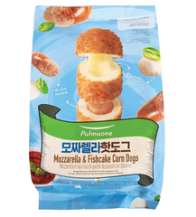Pulmuone Mozzarella & Fishcake Corn Dogs