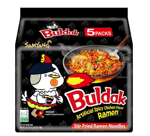 SAMYANG Artificial Spicy Chicken Flavor Ramen Original
