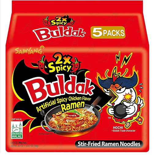SAMYANG Artificial Spicy Chicken Flavor Ramen 2X Spicy