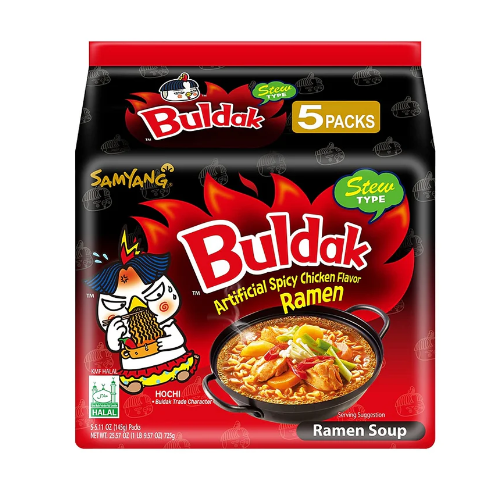 SAMYANG Artificial Spicy Chicken Flavor Ramen Stew Type