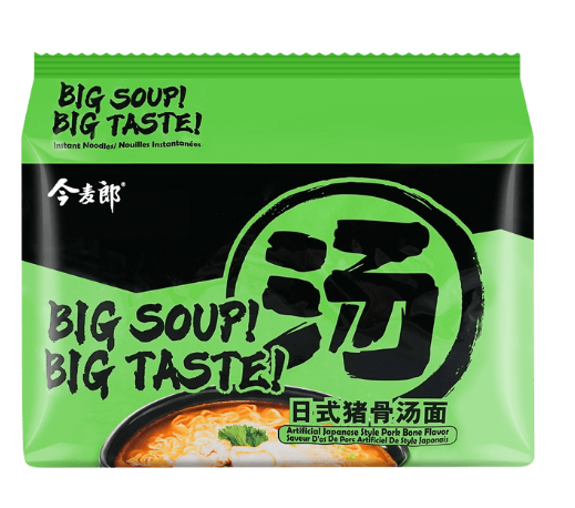 JINMAILANG Japanese Pork Bone Soup Flavor Instant Noodles