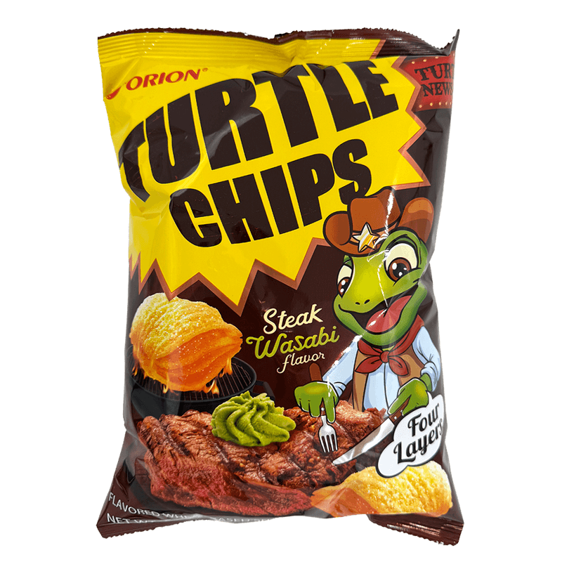 Orion Turtle Chips Steak Wasabi