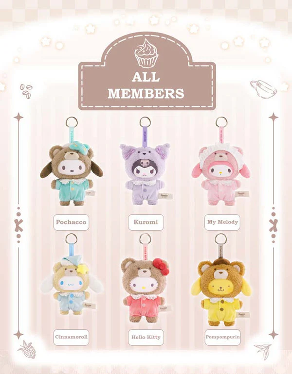 SANRIO CHARACTER LATTE BABY PLUSH BLIND BOX